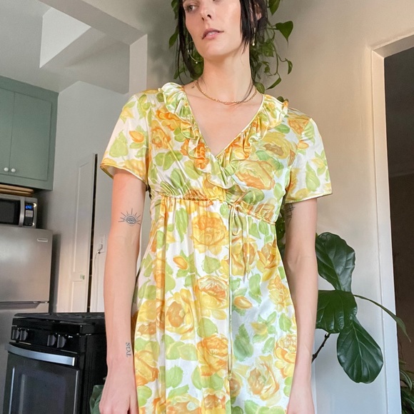 Floral duster - vintage - Picture 8 of 9